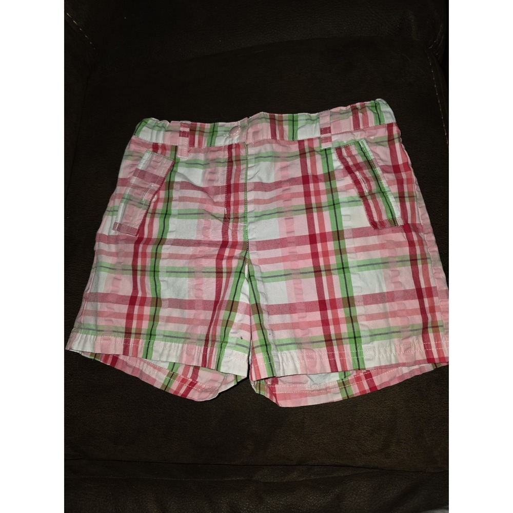 Gymboree watermelon picnic plaid‎ shorts size 10